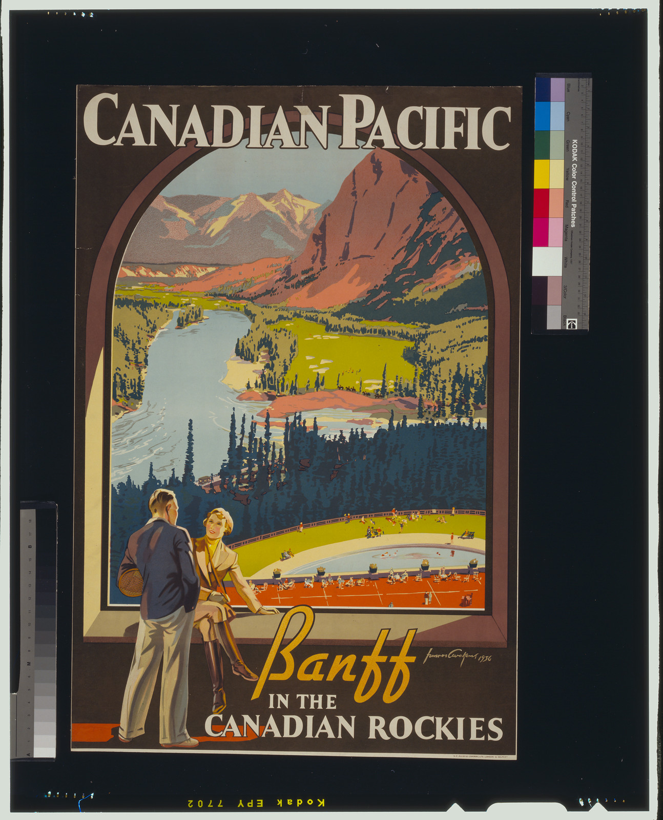 Canadian Pacific. Banff in the Canadian Rockies. / James Crockart. — vintage poster
