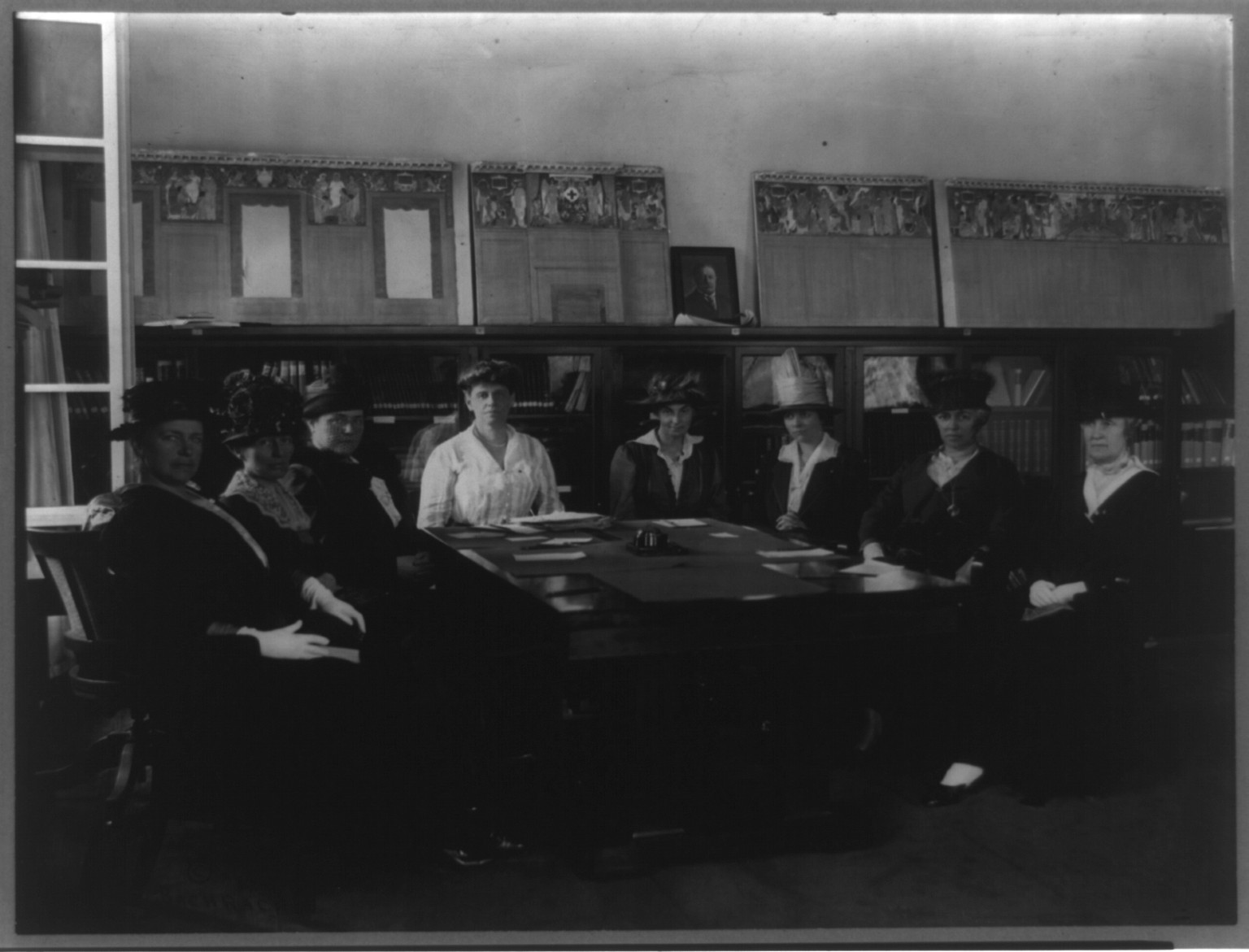 [Miss Mabel Boardman and women delegates to the American Red Cross], c1917 July 18. — historic photograph