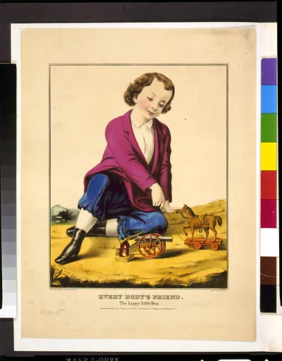 Everybody's friend. The happy little boy / the Kellogg & Bulkeley Co., Hartford, Conn.