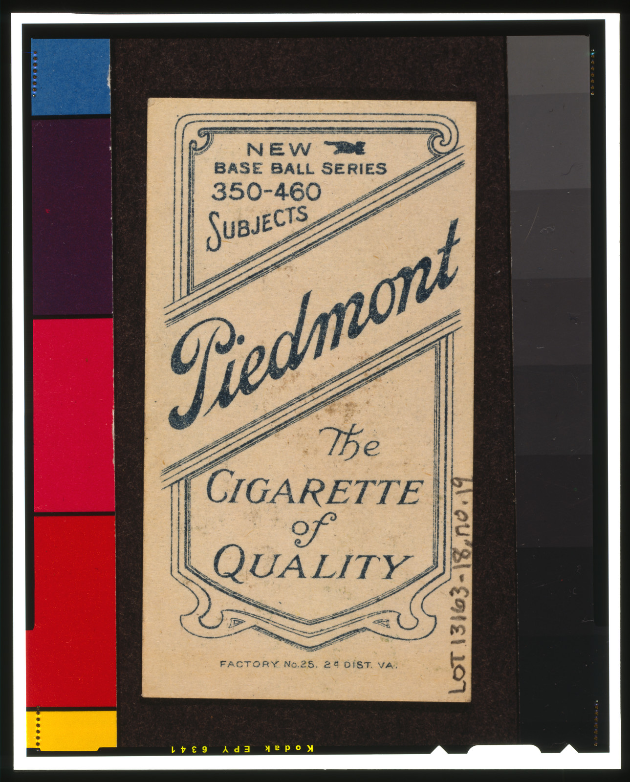 White Borders (T206), 1909-1911. — historic print