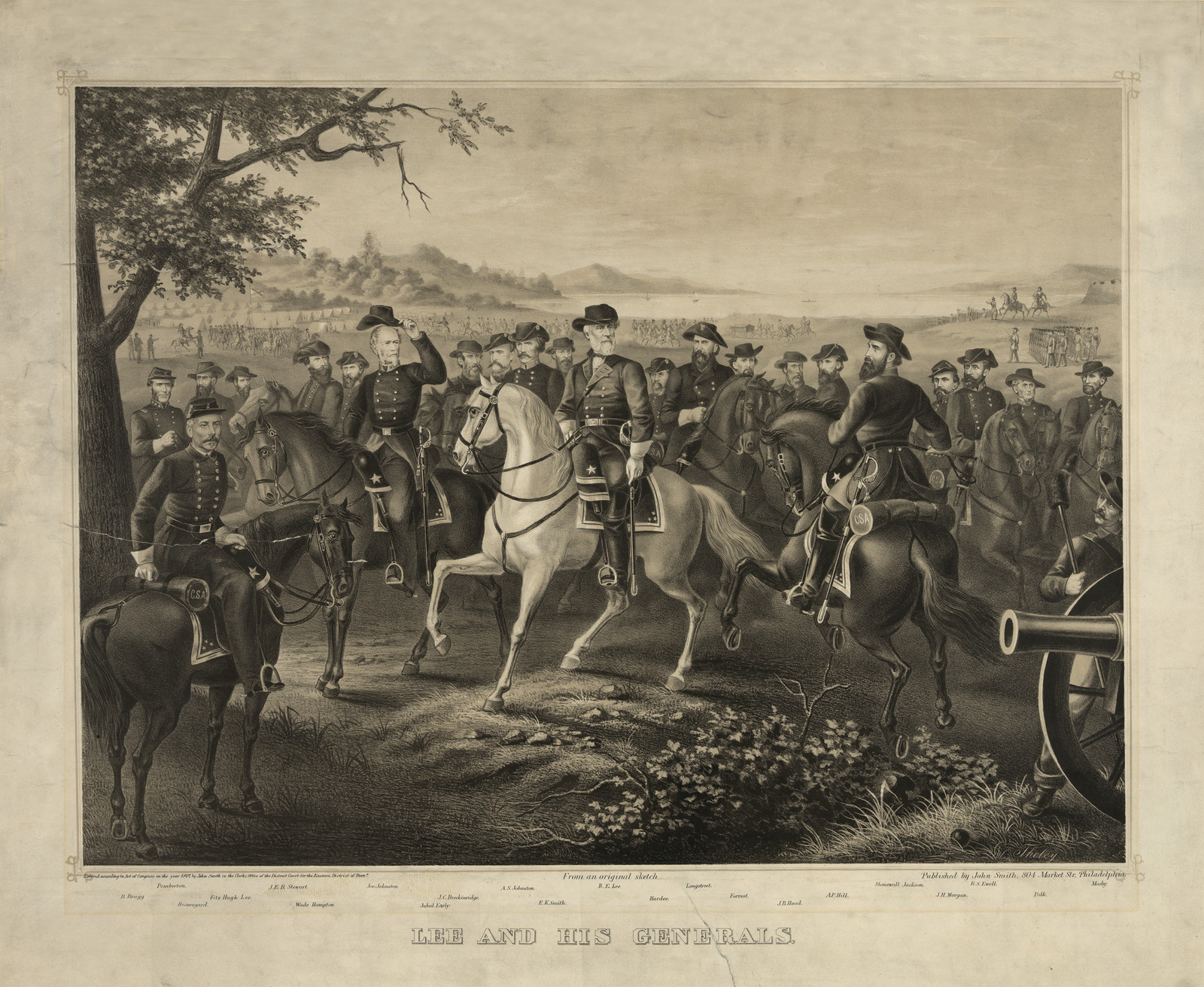 Lee and His Generals — historic image