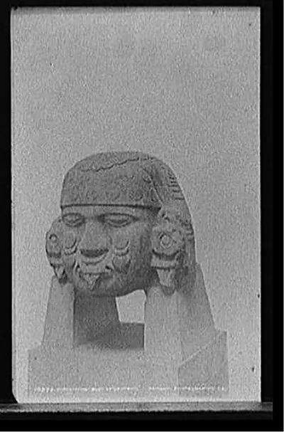 Serpentine bust Centeotl