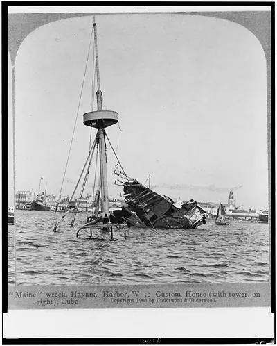 Maine wreck, Havana Harbor, Cuba
