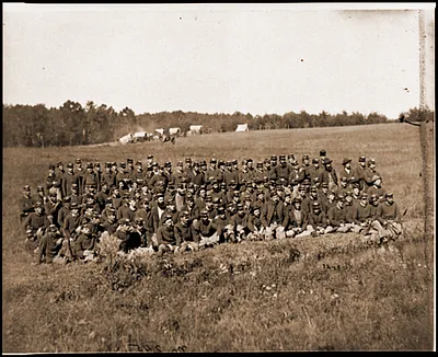Culpeper Va. Men of Battery M (Bensons) 2d U.S. Artillery