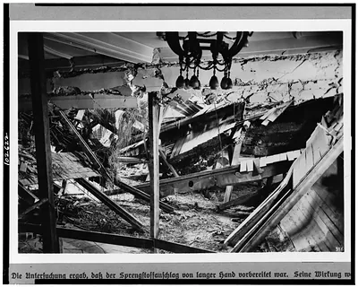 Die Untersuchung ergab, dass der Sprengstoffanschlag ...