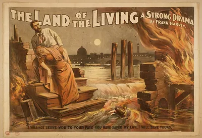 The land of the living a strong drama : by Frank Harvey.