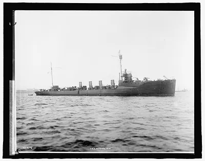 U.S. Ship Preston, 1910