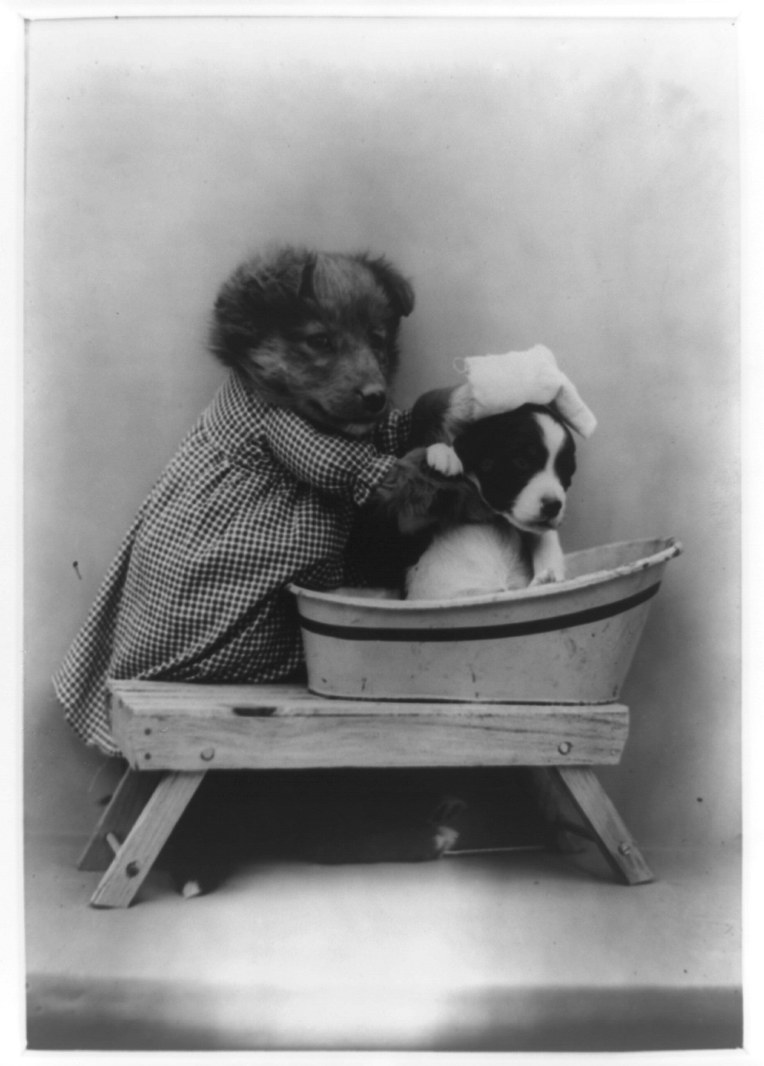 The bath, c1914. — historic photograph