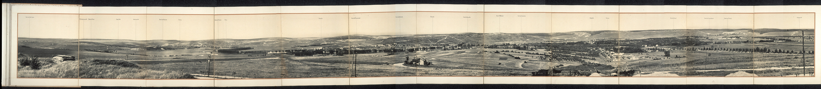 Panorama de Verdun, France, 1917, 1917 — historic image