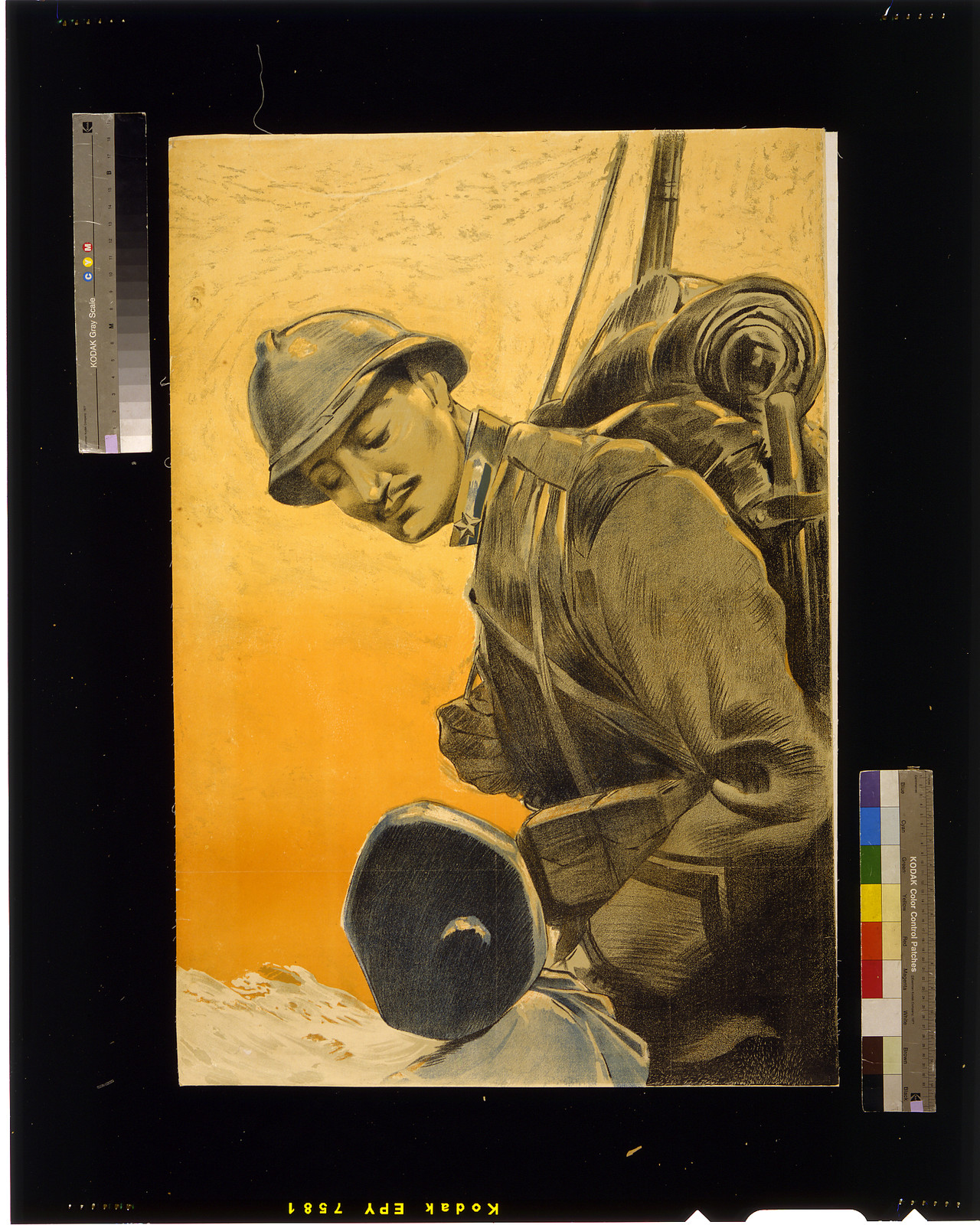 Banco di Roma sottoscrizione Prestito Nazionale 1917 consolidato 5% / Aurelio Craffonara., 1917 — vintage poster