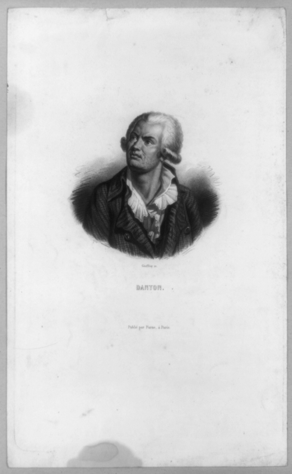 Danton / Geoffroy, sc., Paris : Publié par Furne, [18--?] — historic print
