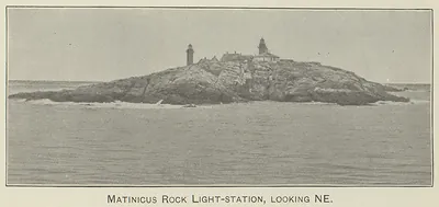Matinicus Rock Light-station, looking NE