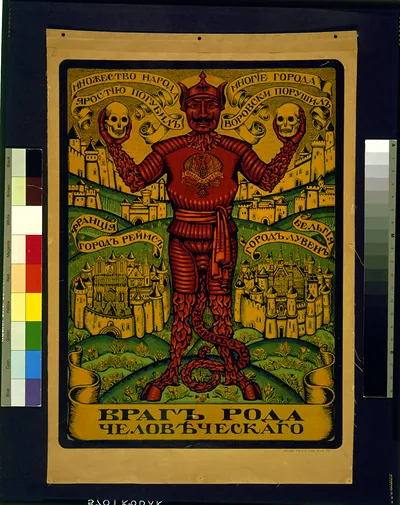 [Caricature of Kaiser Wilhelm as Devil]