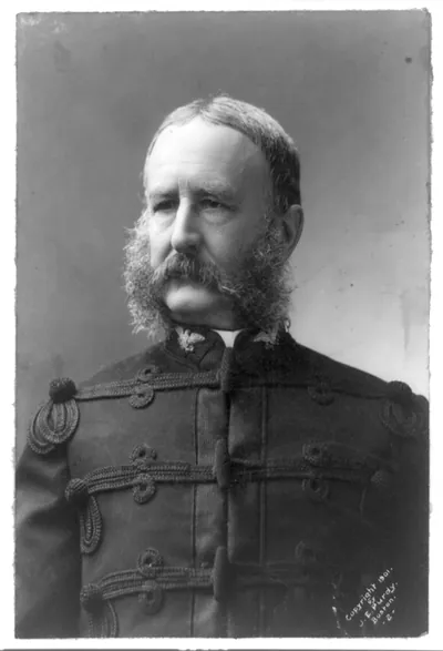 [Colonel Percival C. Pope, half-length portrait, facing left, in uniform]