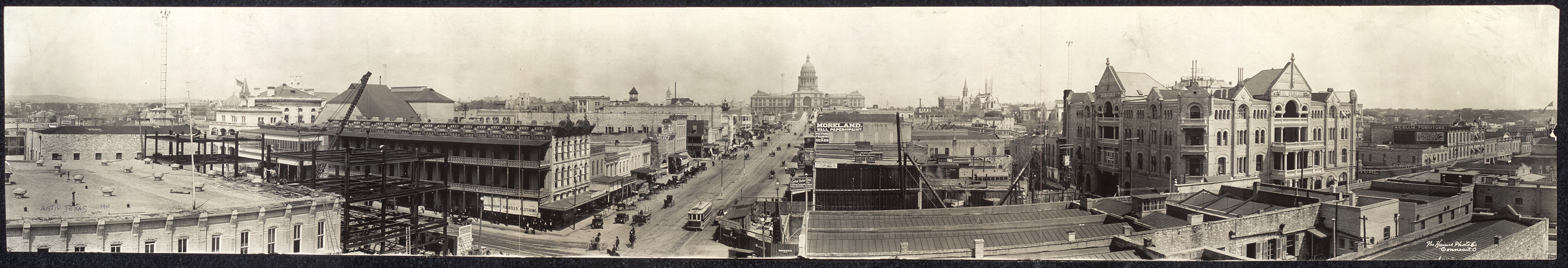 Panorama Austin, Texas, 1910, 1910 — historic image
