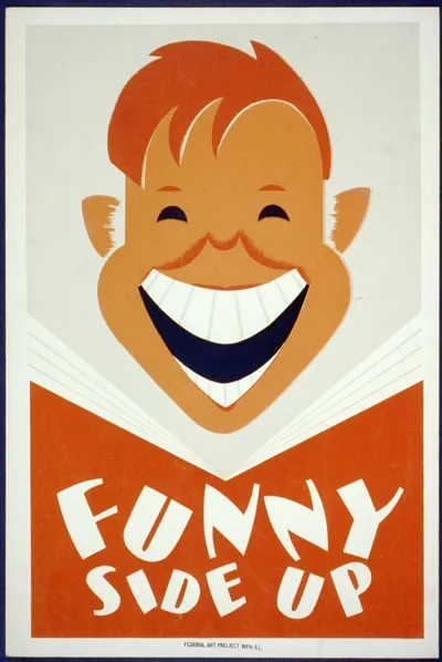 Funny side up
