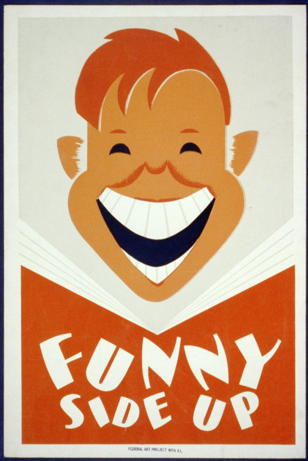 Funny side up, 1936 — vintage poster