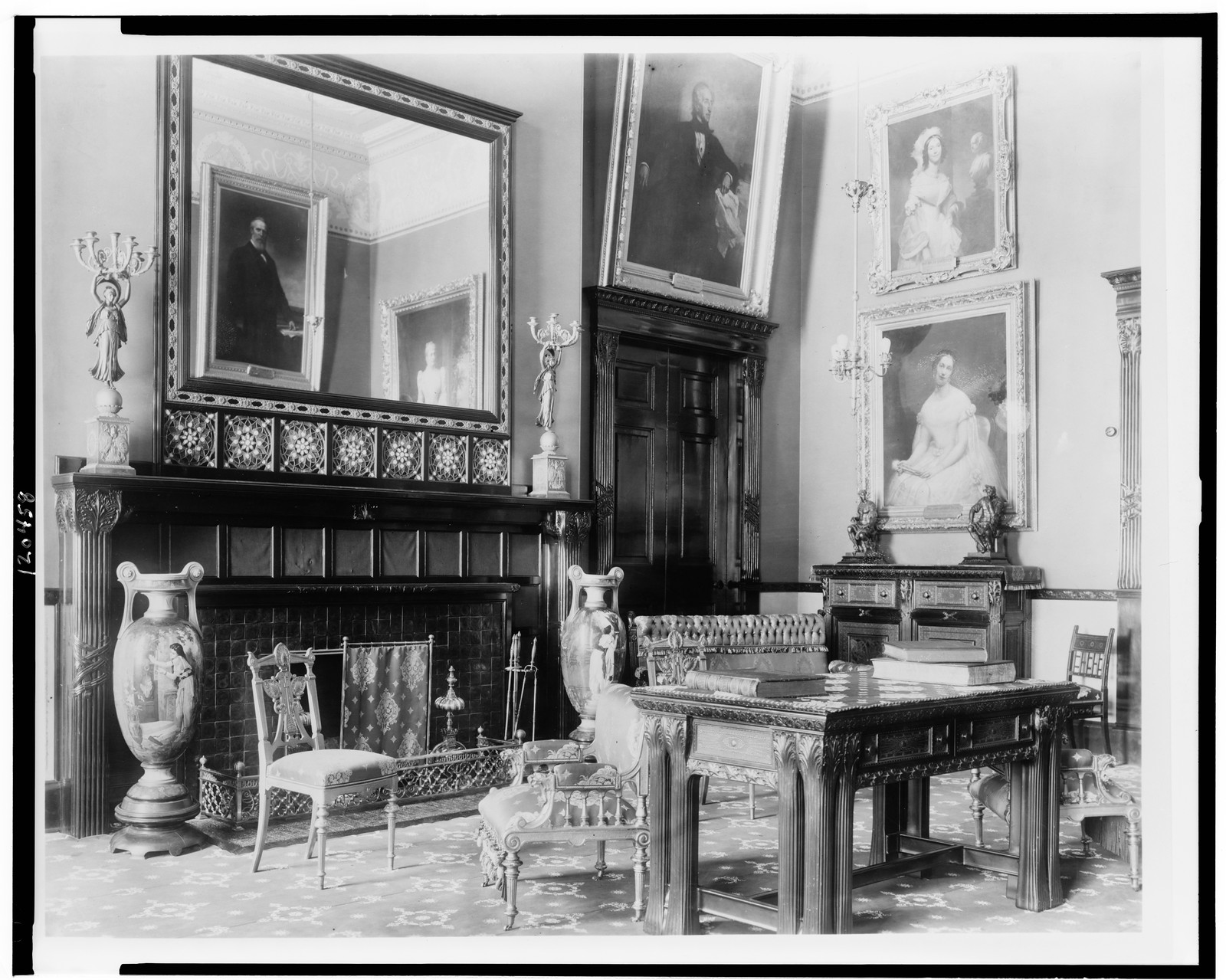Red Room, White House, Washington, D.C., [ca. 1890] — historic photograph