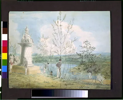 [Cadets' monument at West Point]