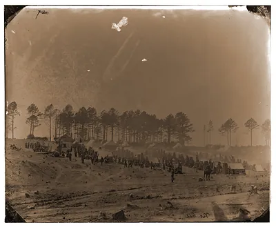 Brandy Station Virginia. Camp of 114th Pennsylvania Infantry