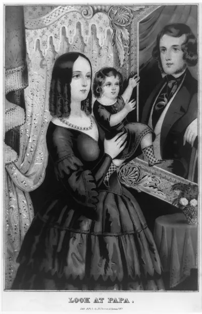 Look at papa / lith: & pub: by N. Currier, 2 Spruce St., N.Y.