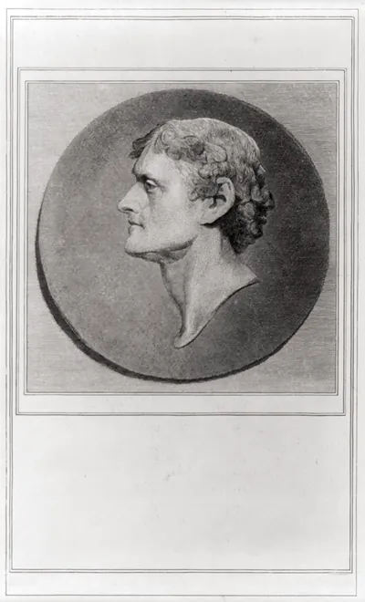 [Thomas Jefferson, head, left profile, Classical Greek style]
