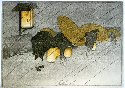 A rainy twilight / Bertha Lum.