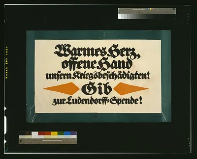Warmes Herz offene Hand