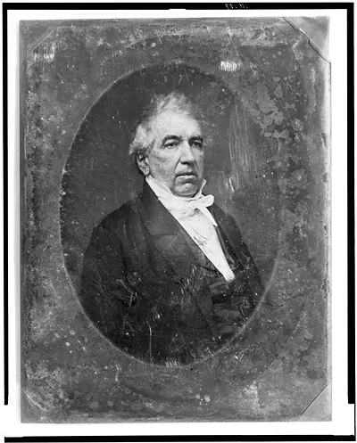 [Unidentified man, half-length portrait, facing right]