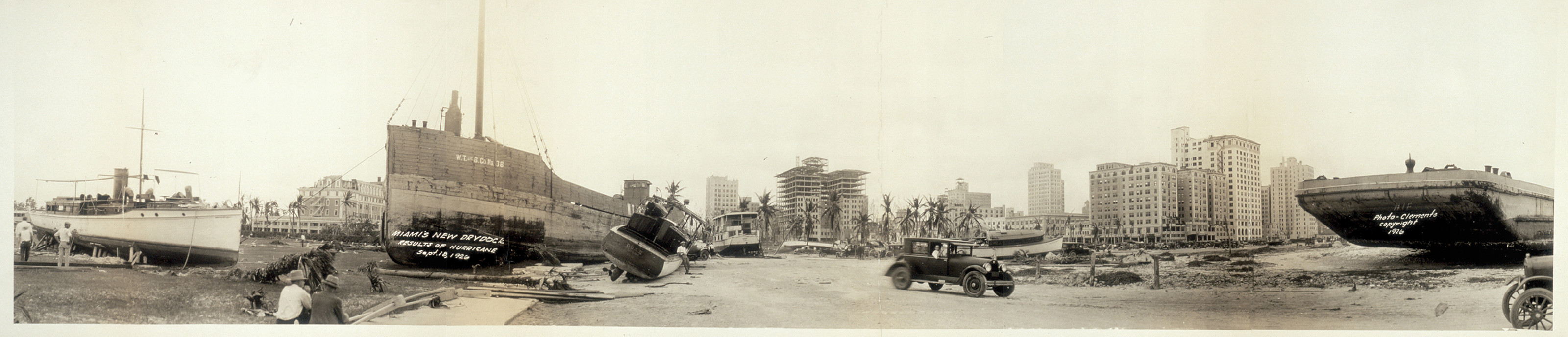 Miami hurricane, Florida, 1926, 1926 — historic image