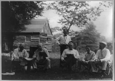 Ford-Edison camping party