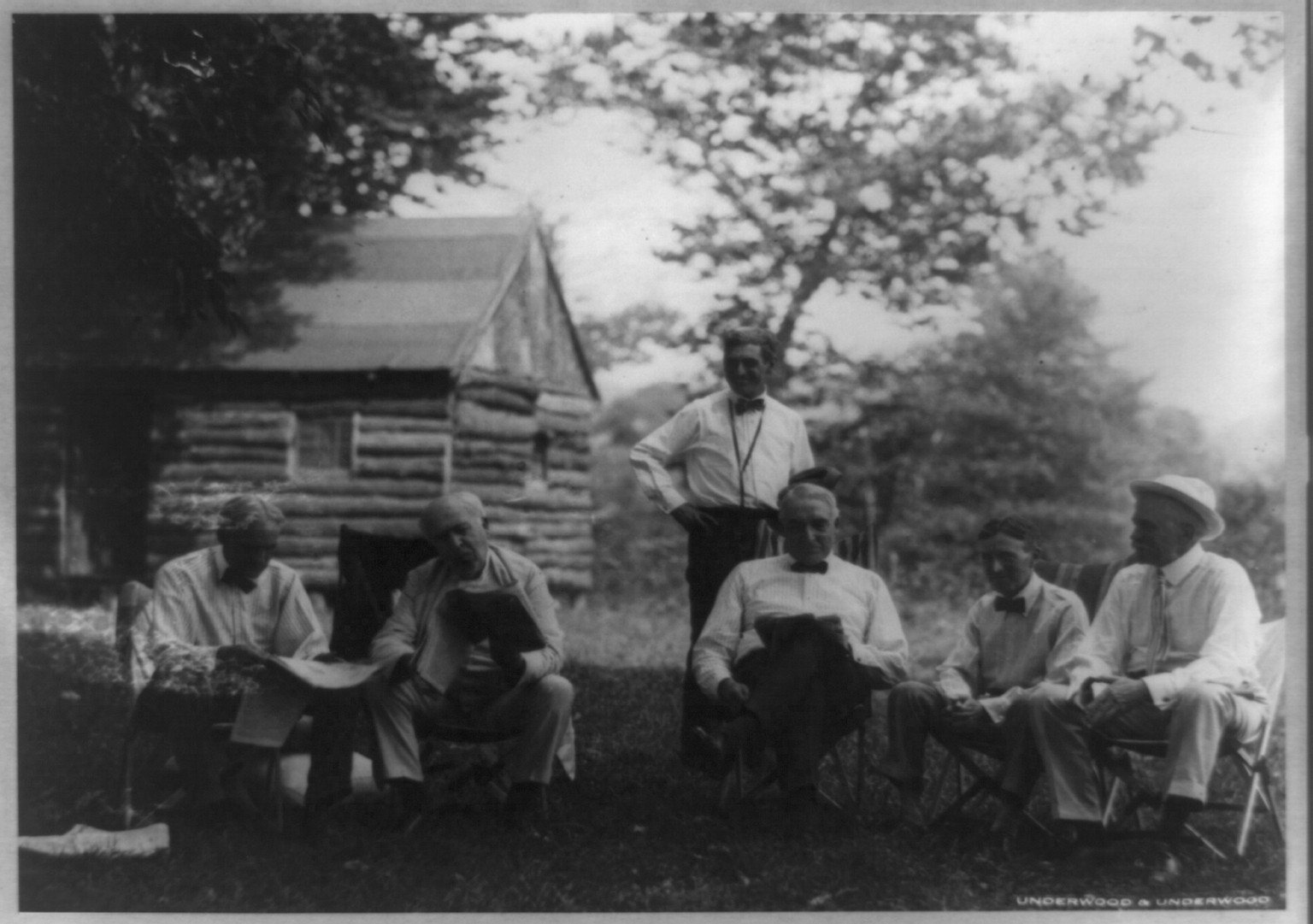 Ford-Edison camping party, [ca. 1921] — historic photograph