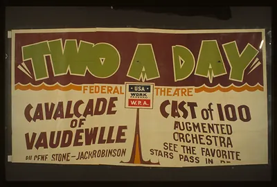 Two a day A cavalcade of vaudeville by Gene Stone and Jack Robinson (S) Augmented orche