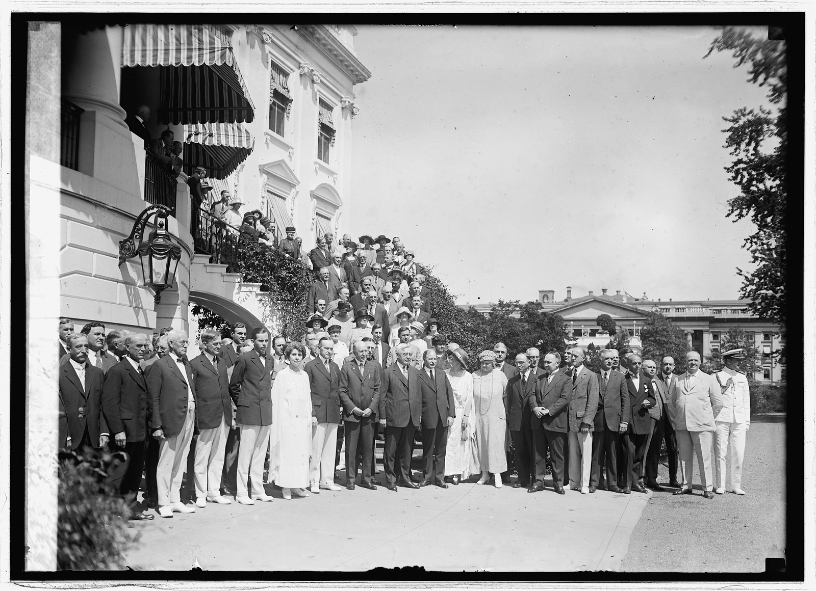 After nomination luncheon of Pres. Coolidge at White House, [Washington, D.C.], 8/14/24, [19]24 August 14. — historic photograph