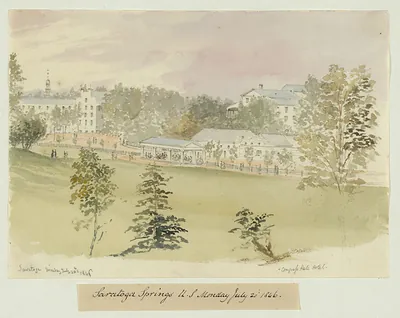 Saratoga Springs, Monday July 20, 1846