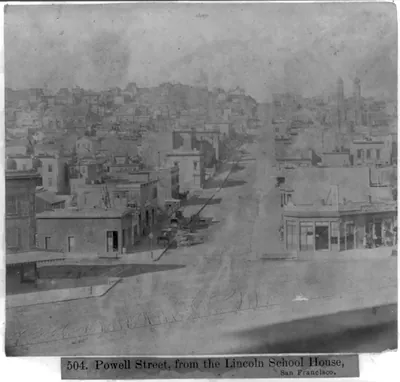 Powell Street, from Lincoln School House, San Francisco
