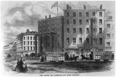 The Boston and Cambridge new horse railroad / .
