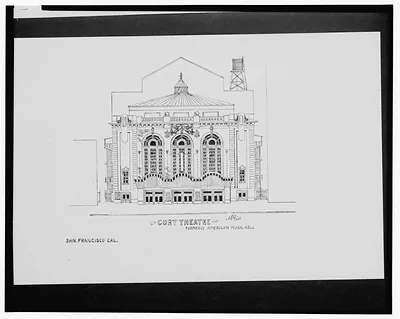 [Cort Theatre (American Music Hall), San Francisco, California] / AFD 1935.