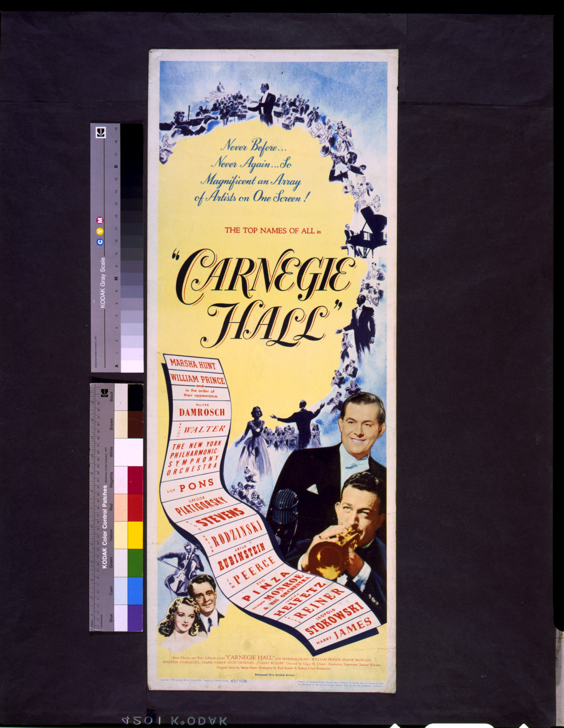 Carnegie Hall, c1947. — vintage poster