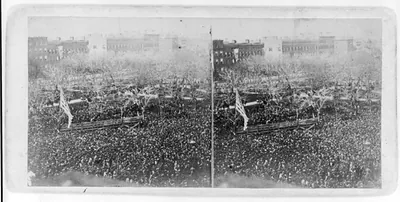 The great Union meeting in Union Square, New York, April 20, 1861