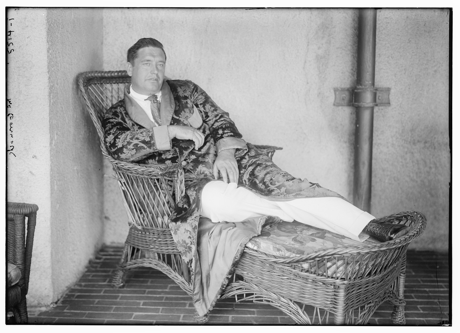 McCormack lounging, n/a — historic photograph