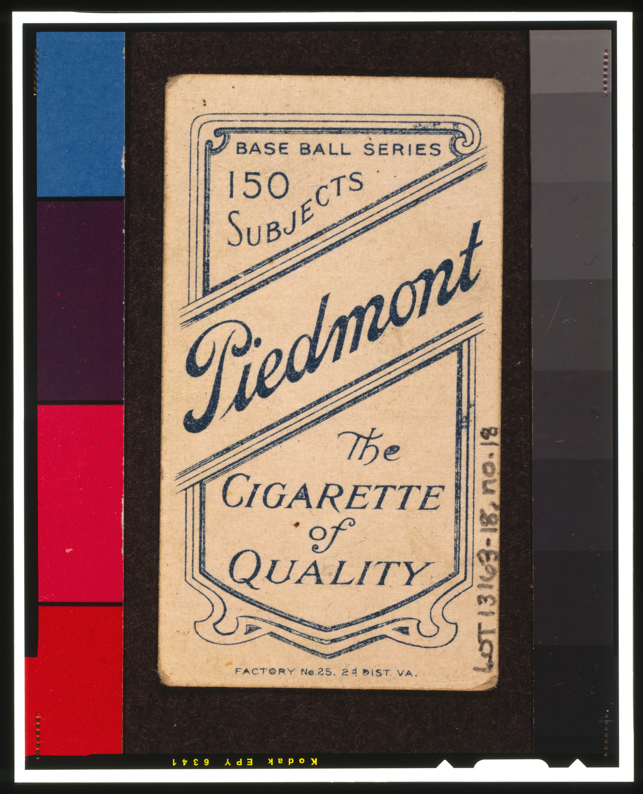 White Borders (T206), 1909-1911. — historic print