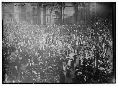 Vegetable market, Hamburg