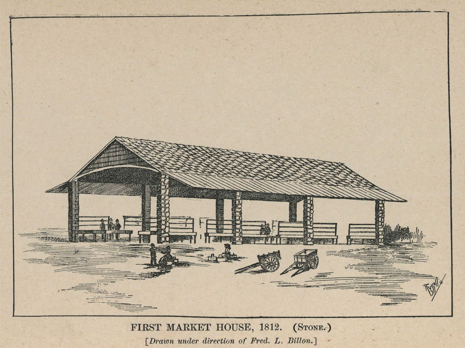 First Market House, 1812 (Stone) — historic image