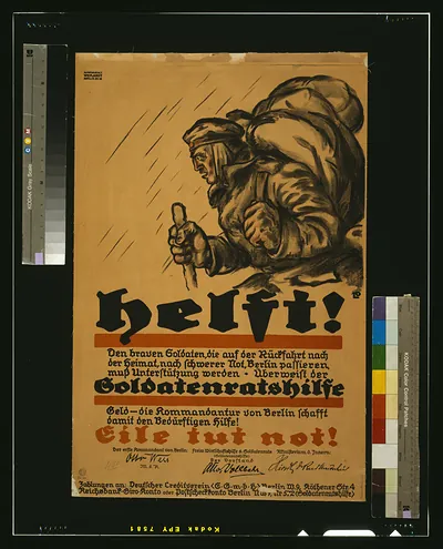 Helft! ... Soldatenratshilfe ... eile tut not! / LO.