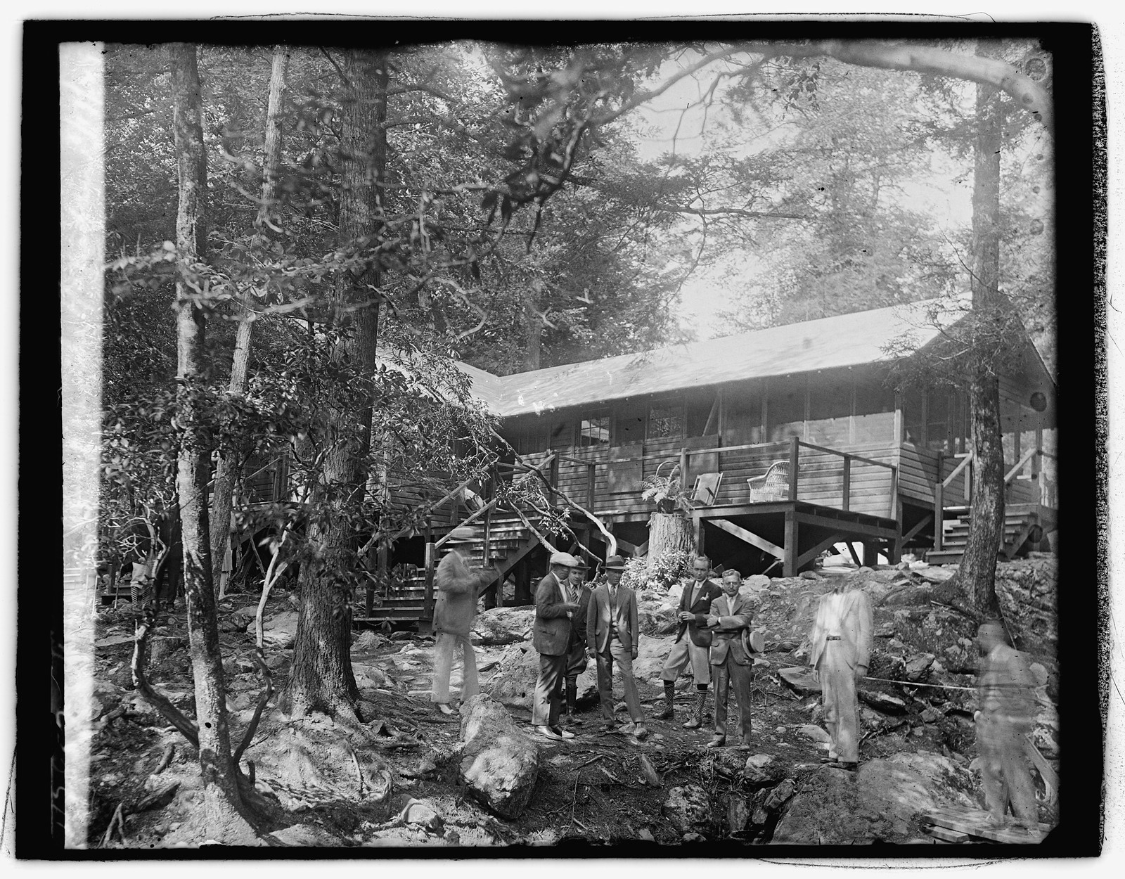 Hoover camp on the Rapidan, 8/17/29, [19]29 August 17. — historic photograph