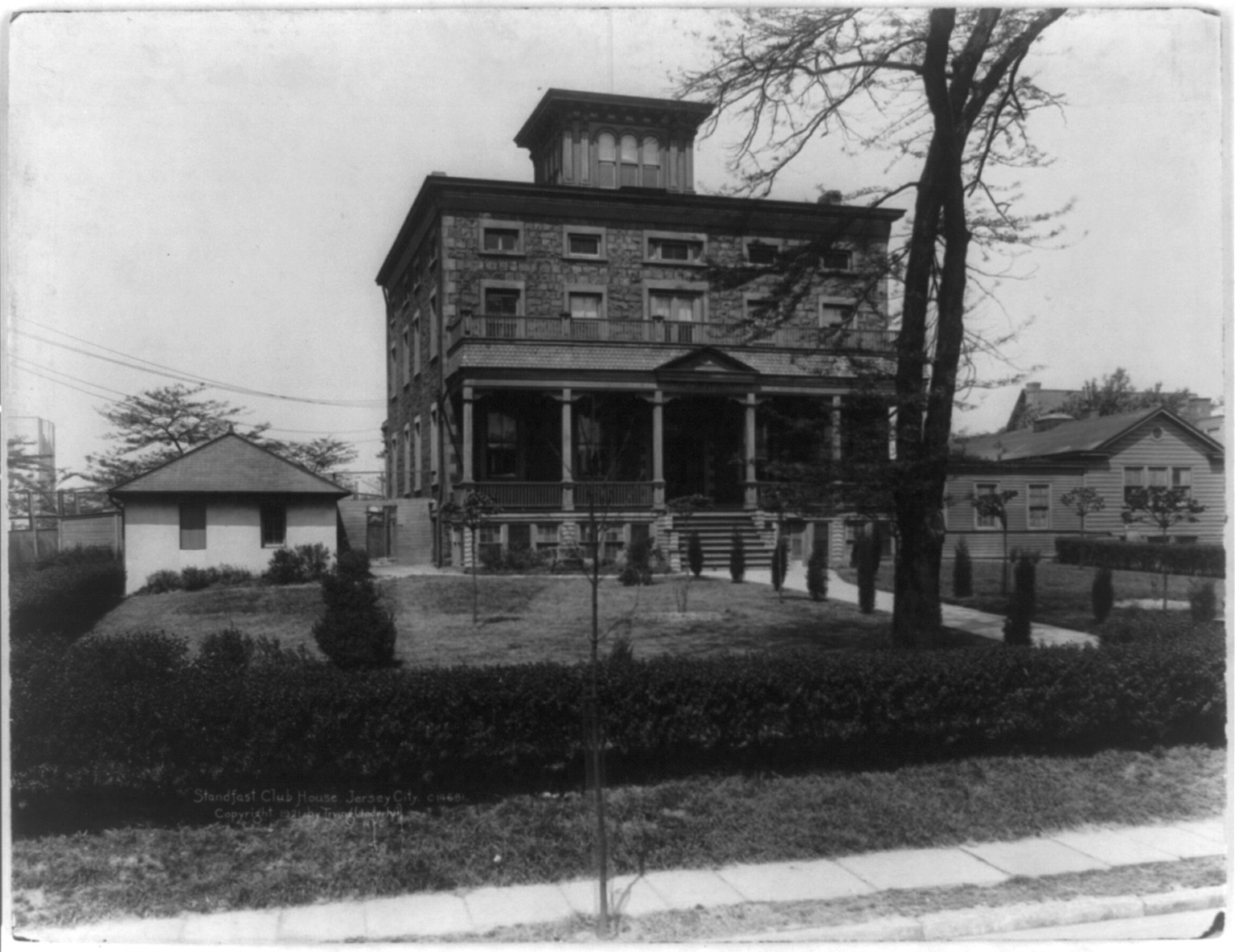 Jersey City: Standfast Club House, c1921 Oct. 17. — historic photograph