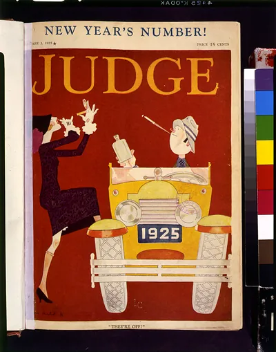 They're off!" / John Held."