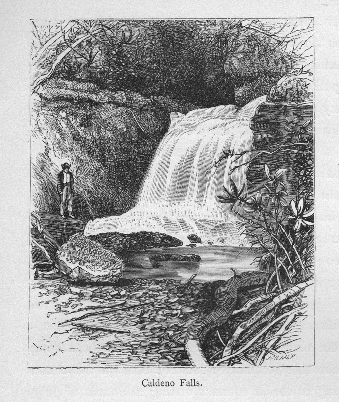 Caldeno Falls — historic image