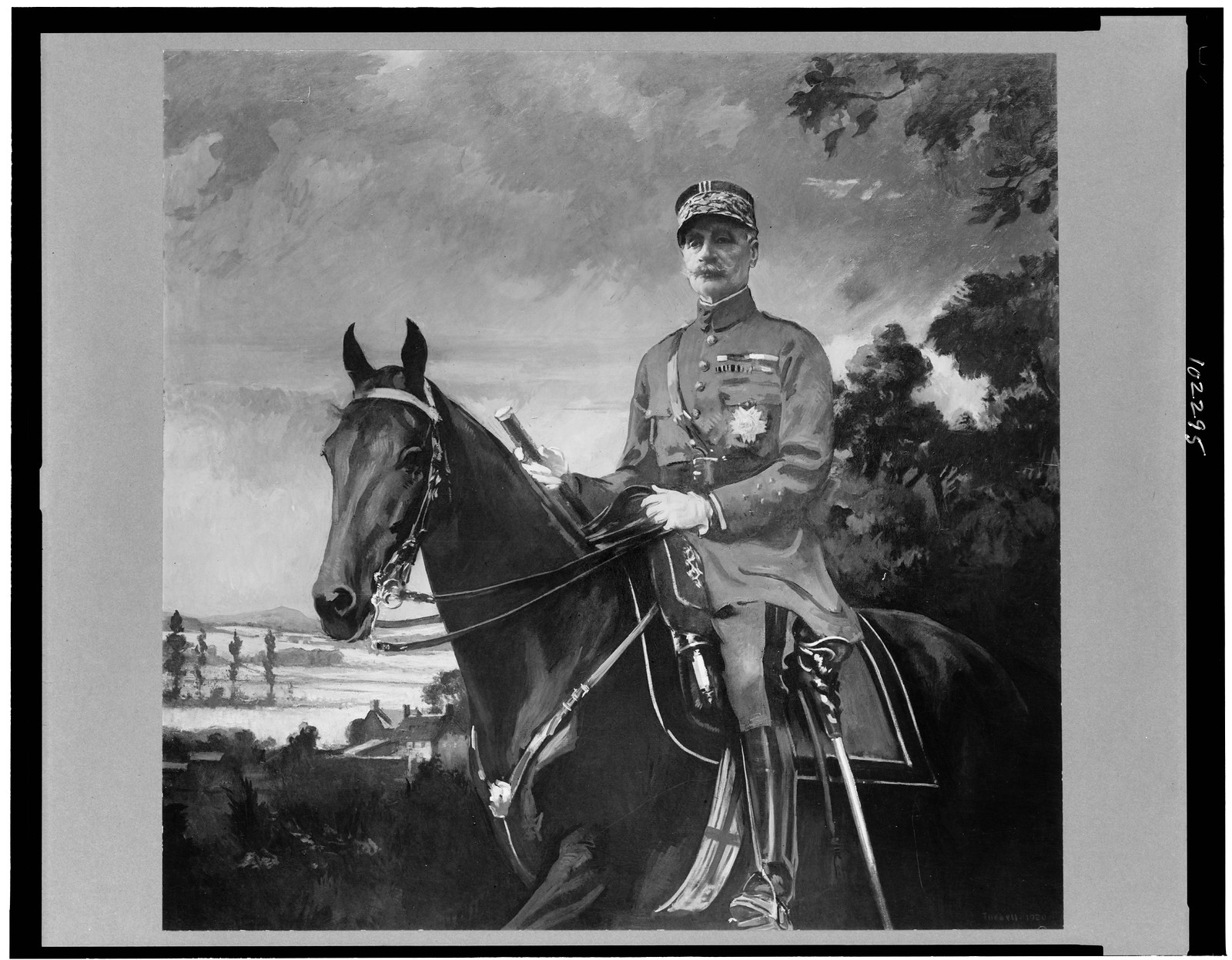 [Marshall Ferdinand Foch, full-length portrait, on horseback, facing slightly left], c1921 Feb. 15. — historic photograph